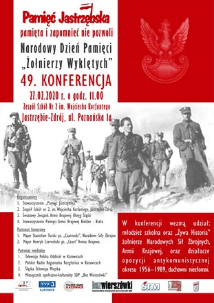 Pamięć Jastrzębska Plakat NDP ŻW Jastrzębie Zdrój 27.02.20201