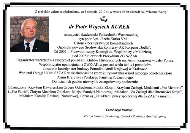 śp. Piotr Kurek