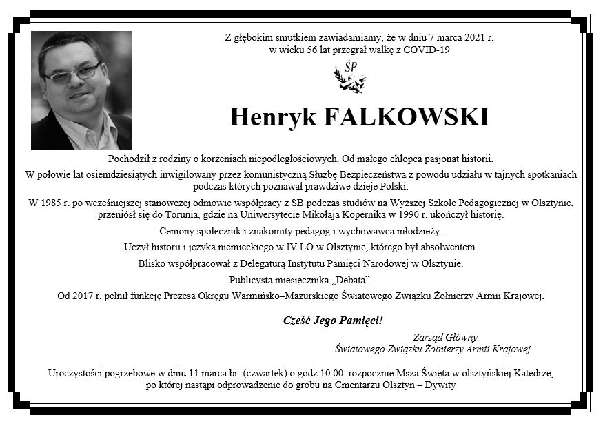śp. Henryk Falkowski