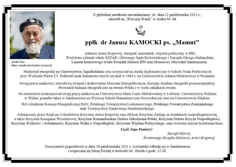 śp. Janusz Kamocki